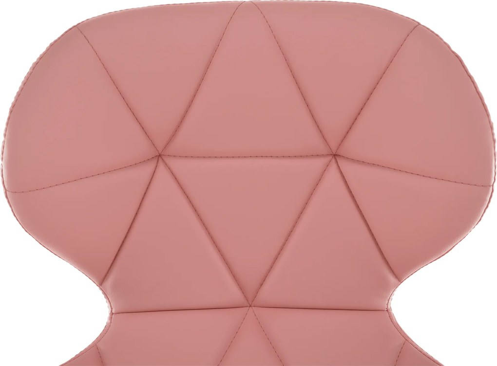 Irodai fotel, rózsaszín/króm, ARGUS NEW