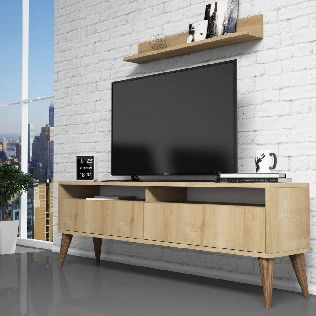 Best TV-állvány, tölgy, 150 cm – TR845HCT3088