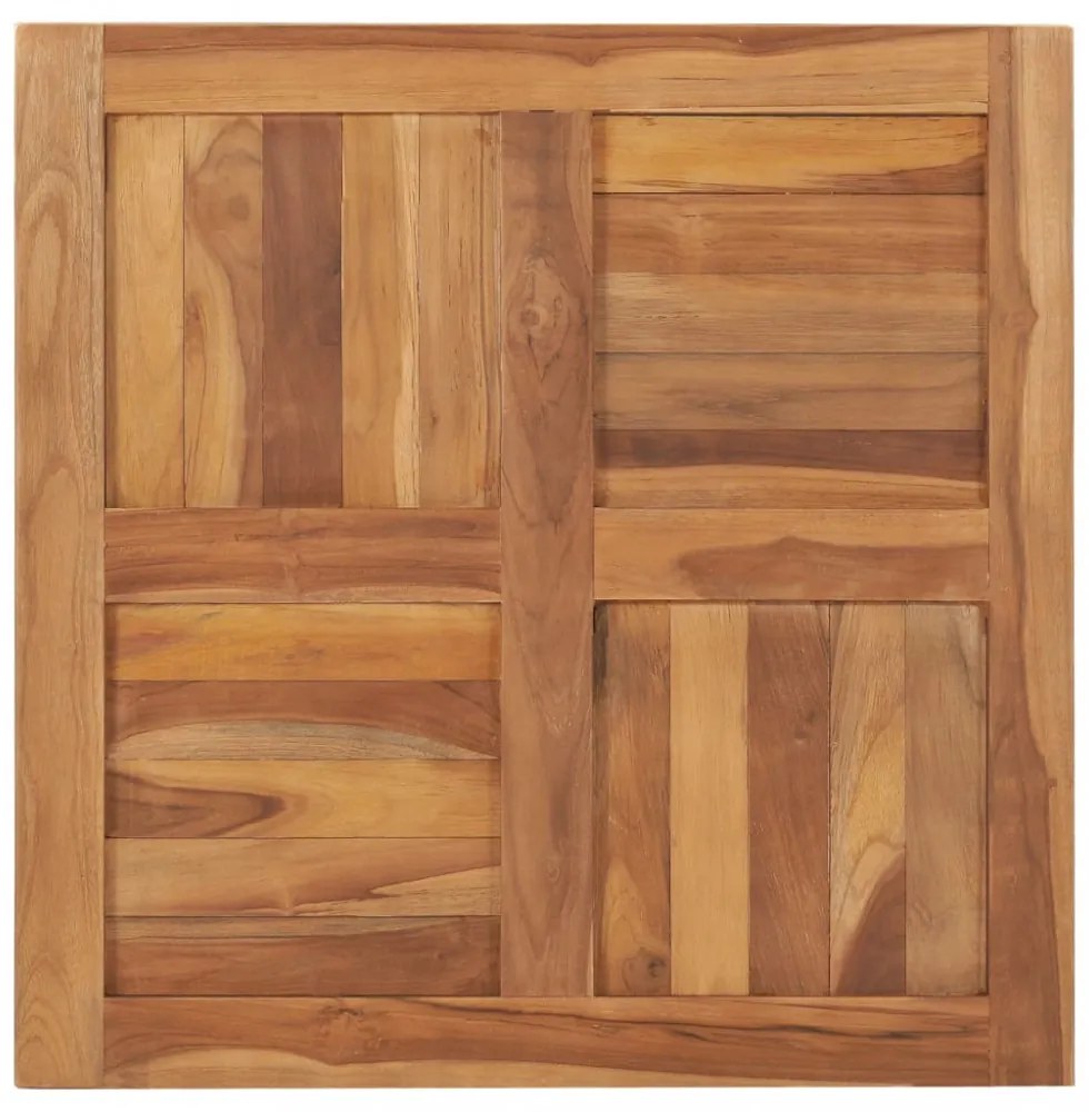 tömör tíkfa asztallap 70 x 70 x 2,5 cm