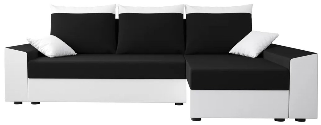 PAMELA ágyázható sarok ülőgarnitúra, 244x90x138, rainbow 15/rainbow 31