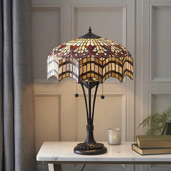 Endon VESTA 64377 Asztali lámpa 2x60W/E27 IP20