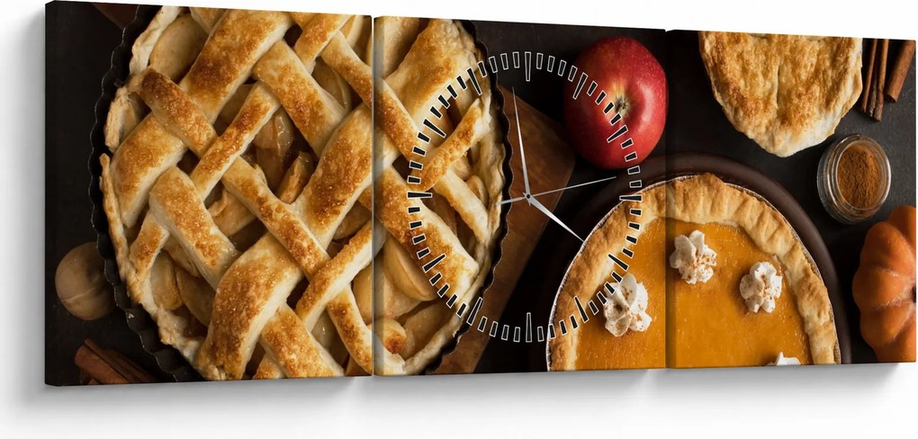 Kép - Tökös pite (órával) (90x30 cm)