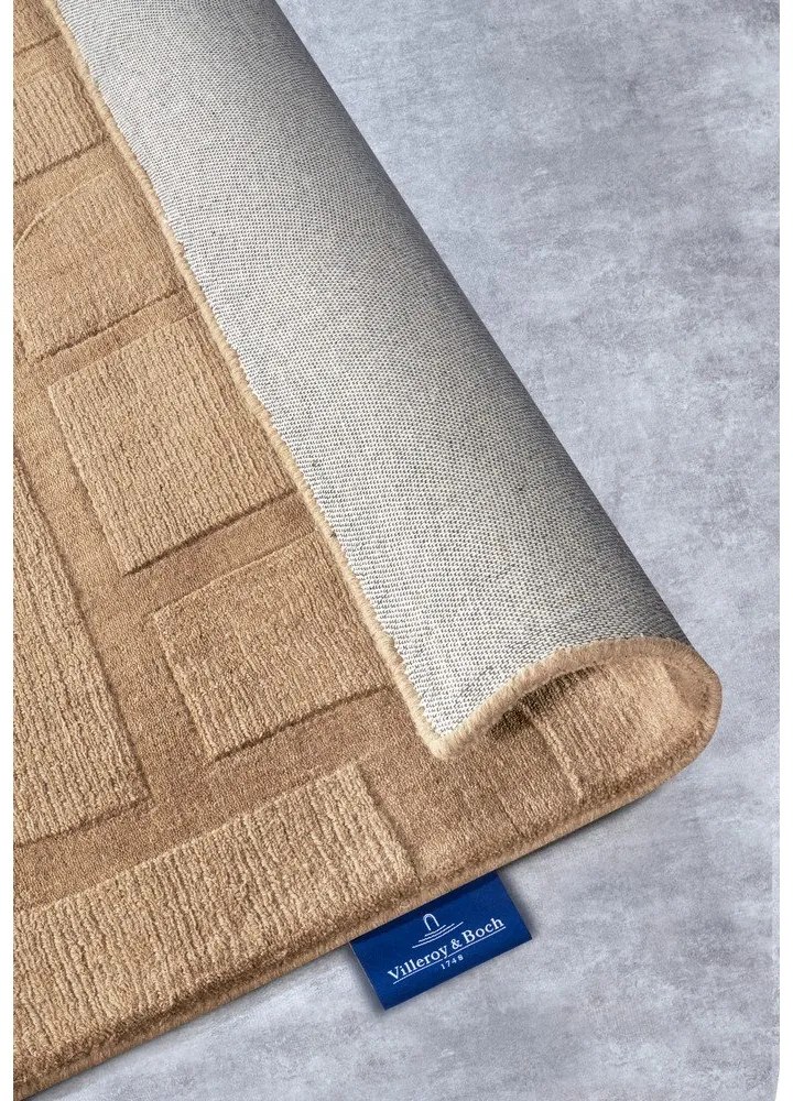 Bézs kézi szövésű gyapjú futószőnyeg 80x250 cm Alexis – Villeroy&amp;Boch