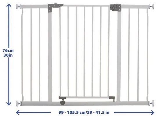 Dreambaby - Biztonsági korlát LIBERTY 99-105,5 cm