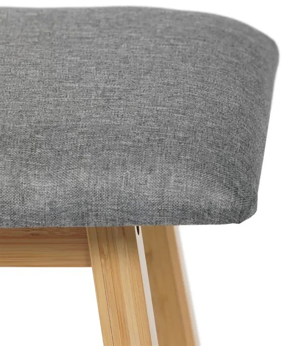 Natúr Bambusz Cipős, Szürke Betétekkel. DR-N1012 GREY2