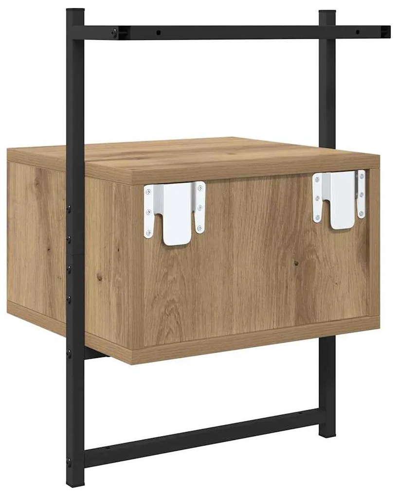 Éjjeliszekrény 2 pcs Artisan tölgy 35 x 30 x 51 cm Faanyag