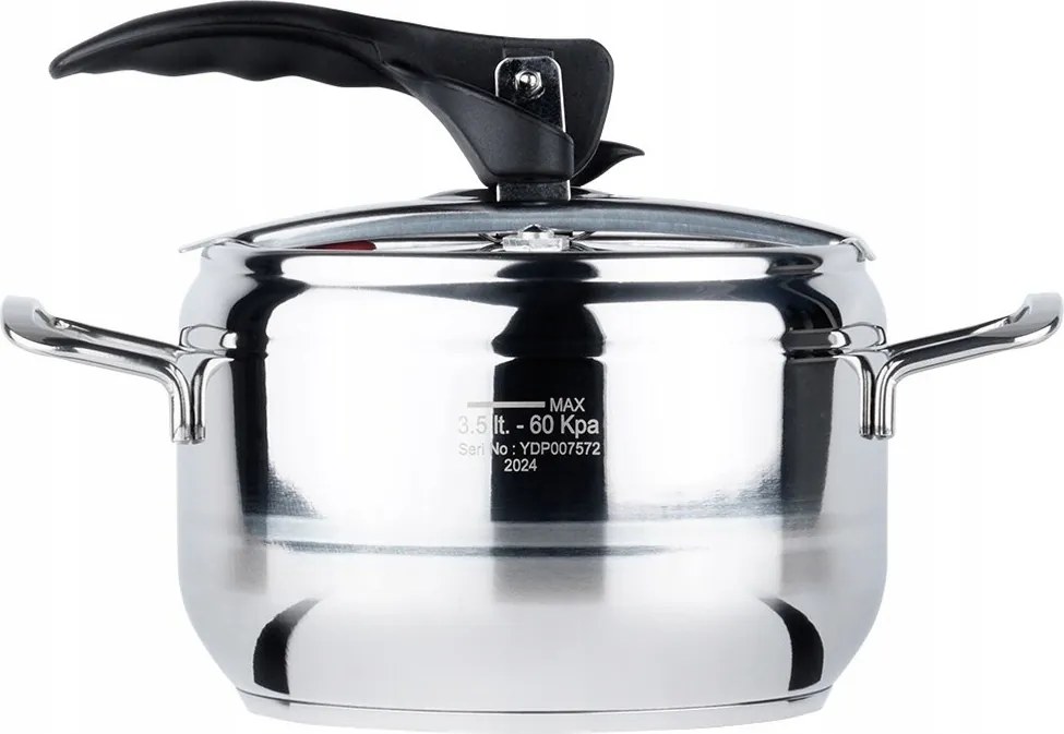 Orion Profi kukta acél magasnyomású edény gyors főzés 3,5L