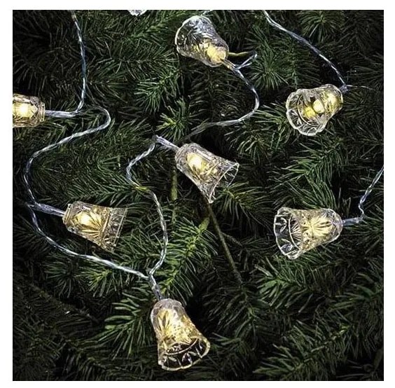 Markslöjd 703237 - LED Karácsonyi lánc BELL 10xLED/0,5W/4,5V