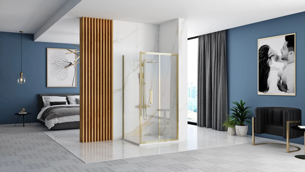 Sarok zuhanykabin Rapid Fold Gold