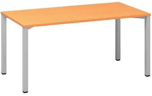 Alfa Office  Alfa 200 irodai asztal, 160 x 80 x 74,2 cm, egyenes kivitel, bükk Bavaria mintázat, RAL9022%