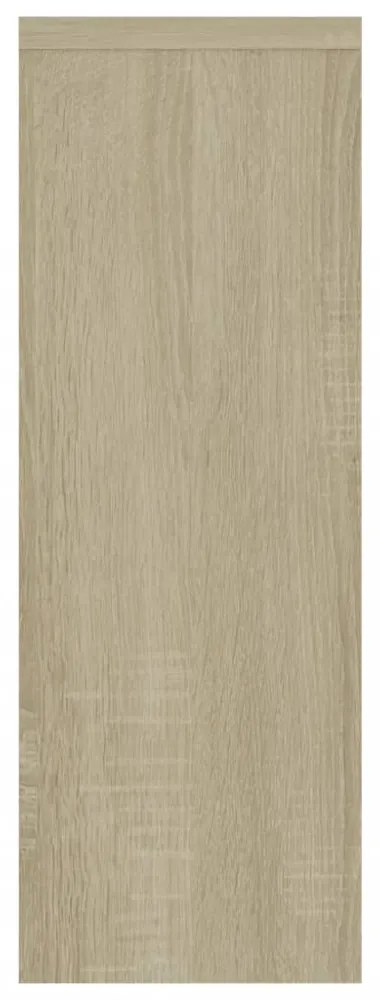 sonoma tölgy szerelt fa fali polc 45,1 x 16 x 45,1 cm