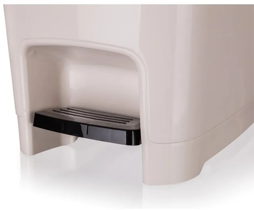 Banquet STEP pedálos szemeteskosár 15 l, krémszínű, 15 l