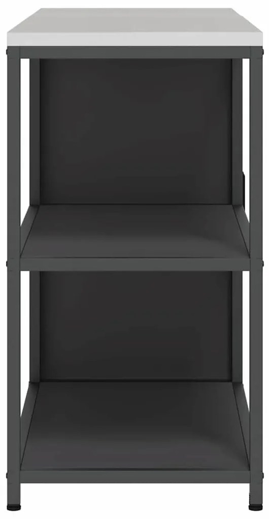 Konyhai Tároló Készlet polcokkal 2 pcs Fekete 150 x 50 x 92 cm