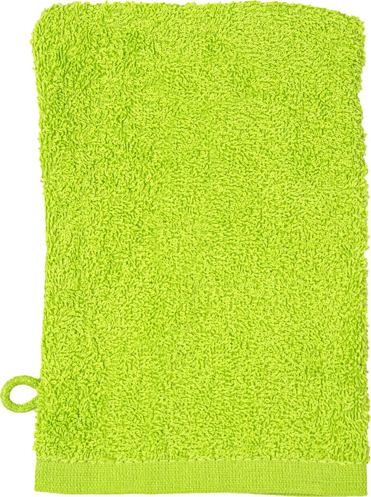 Klasszikus frottír mosdókesztyű 15x24 cm, zöld