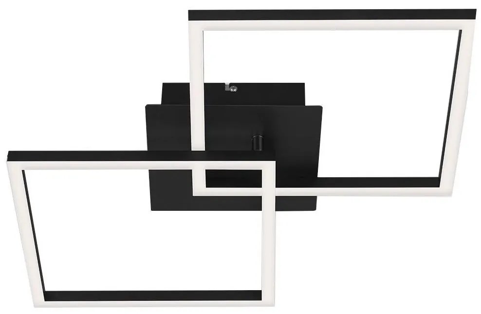 Briloner 3210-015 - LED dimmelhető mennyezeti lámpa FRAME 2xLED/11W/230V fekete