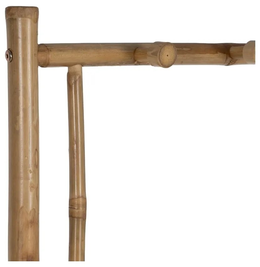 Natúr színű bambusz előszoba bútor 70x175x32 cm Manali – Ixia