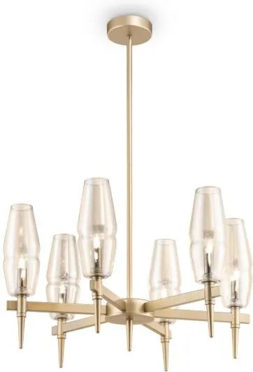 Maytoni LITA H002PL-06G Függőlámpa 6x28W/G9 IP20
