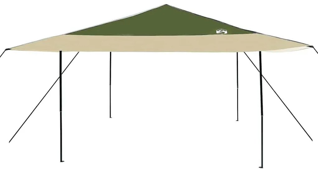Pop-up napernyő sátor Zöld 400 x 400 cm szövet