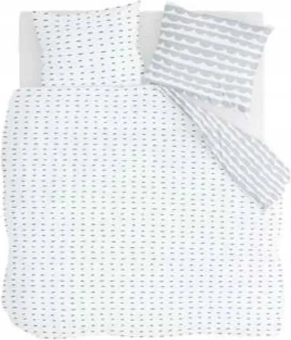 Walra More Dashes paplanhuzat 240x220 cm Fehér Szürke