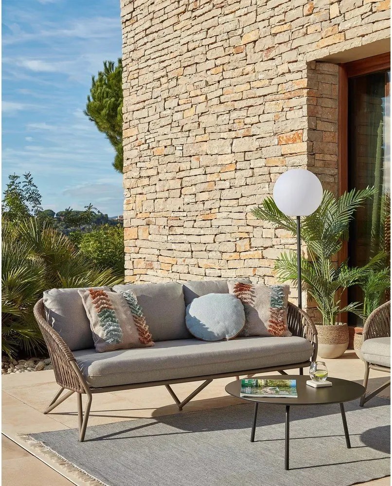 Ulrich fekete dohányzóasztal, ⌀ 70 cm - Kave Home