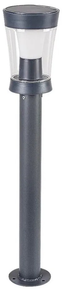 Rabalux 77038 - ANGERS LED napelemes lámpa 3W/3,7V IP65 antracit