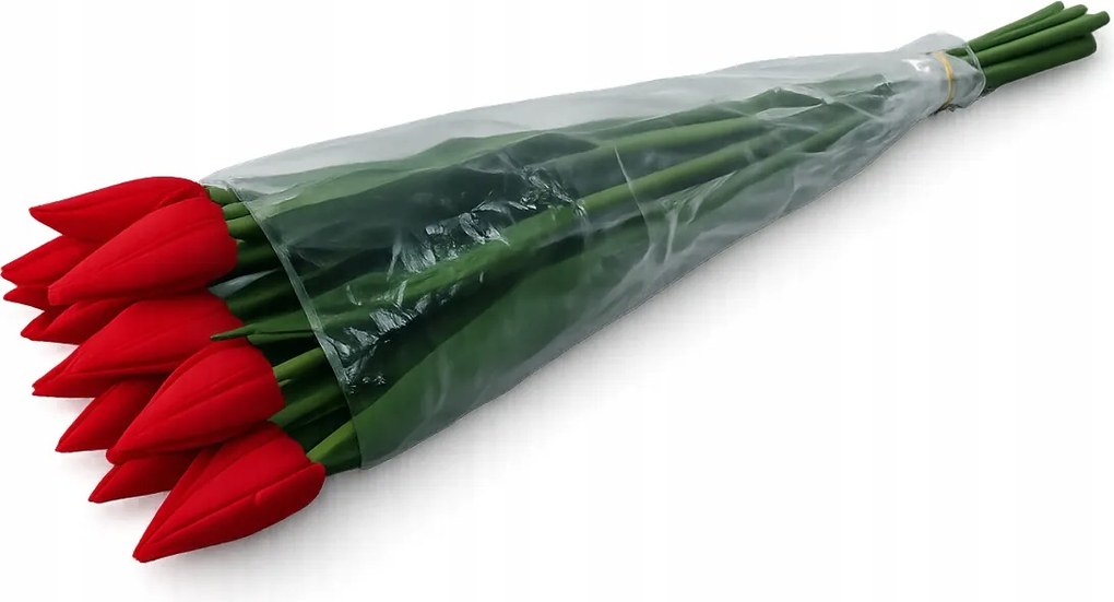 Tulipán Szár Művirág Piros Tulipán 51 cm KS-90-12 12 db