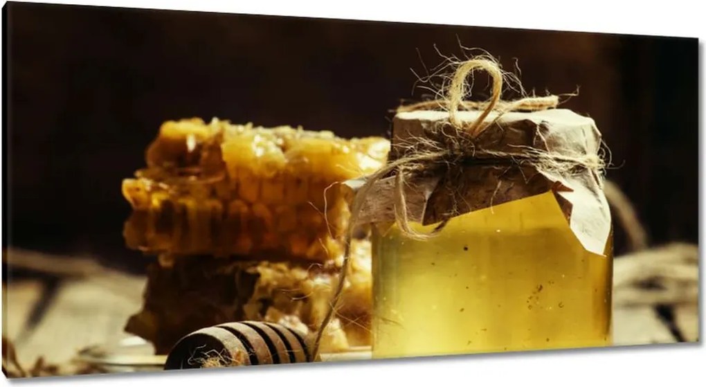 Vászonkép 115x55 Gyönyörű mézesüveg