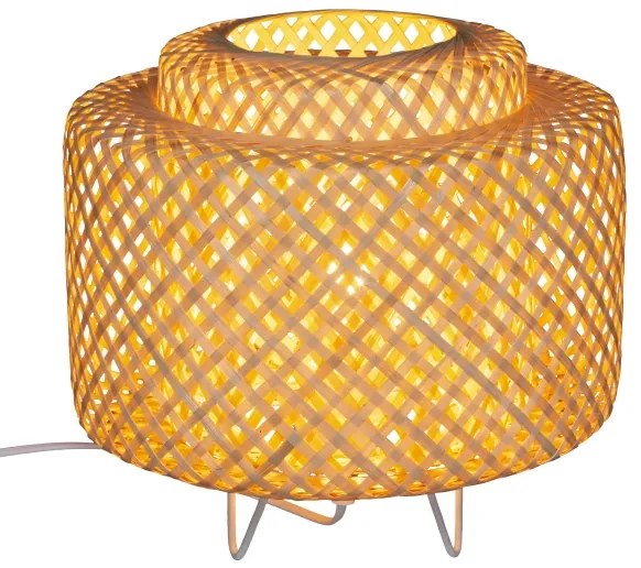 Atmosphera - Asztali lámpa LIBY 1xE27/40W/230V bambusz