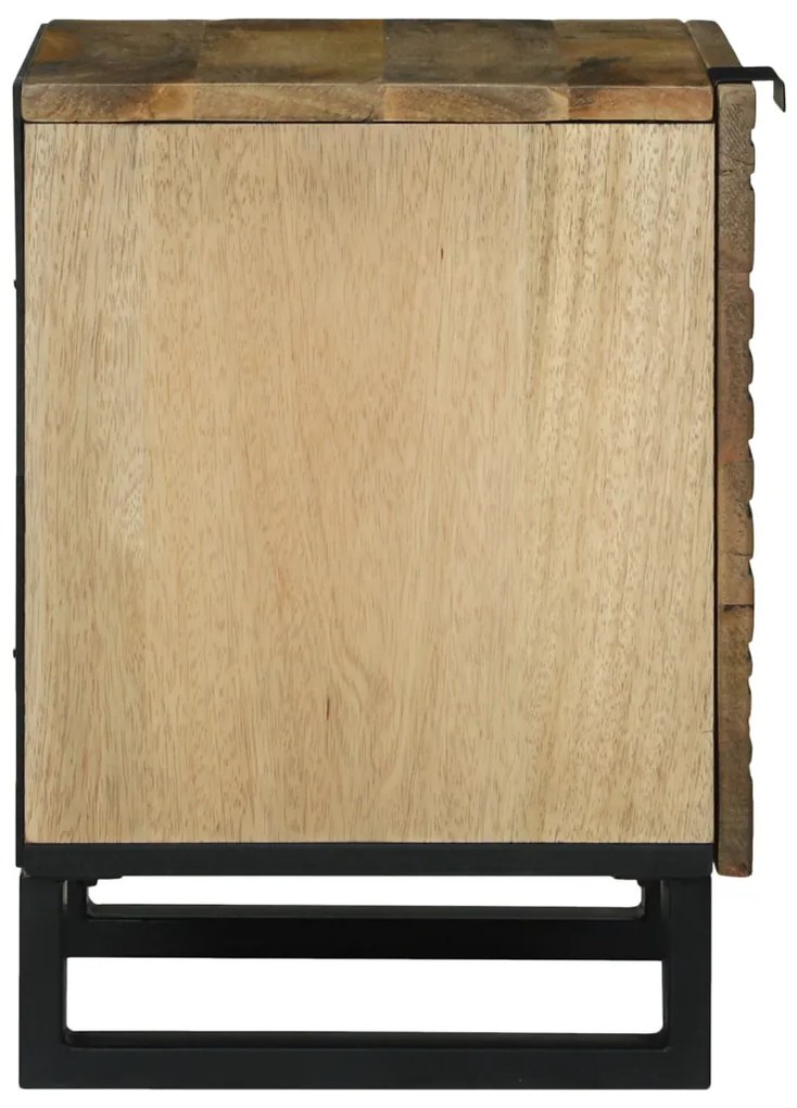 Éjjeli szekrények - 2 db, 40x33,5x46 cm, tömör mangófából