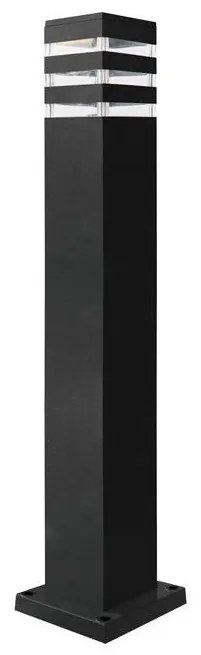 Kültéri lámpa TEKSAS 1xE27/12W/230V IP44 74 cm antracit