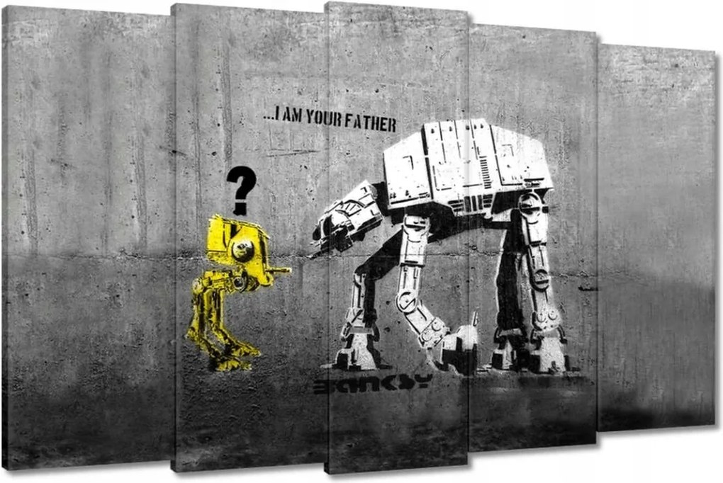 Festmények 150x95 Banksy I am your father
