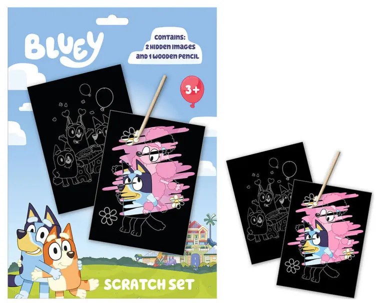 Bluey Life scratch képkarcoló készlet