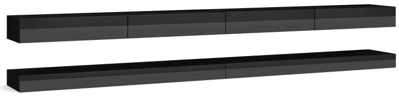 FLY DOUBLE RTV CZARNY/CZARNY POŁYSK 5W