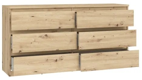 MAO fiókos komód, artisan tölgy