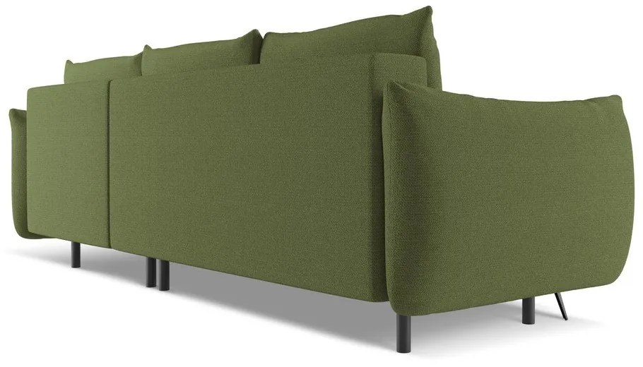 Zöld sarokkanapé (jobb oldali) Malie – Makamii