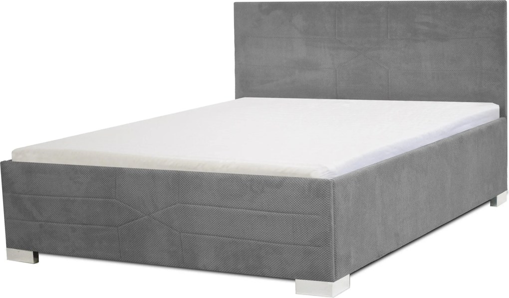 KATI ágy 140x200 cm Piros Matraccal