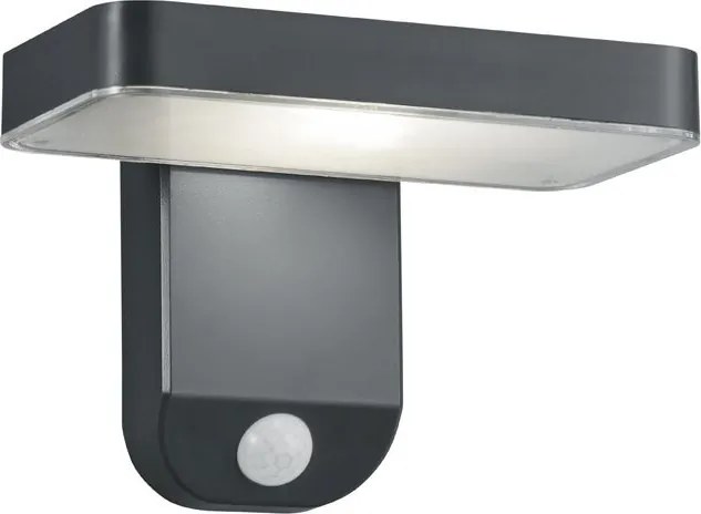TRIO R22261142 ESQUEL Fali Lámpa Mozgásérzékelővel Antracit LED IP44