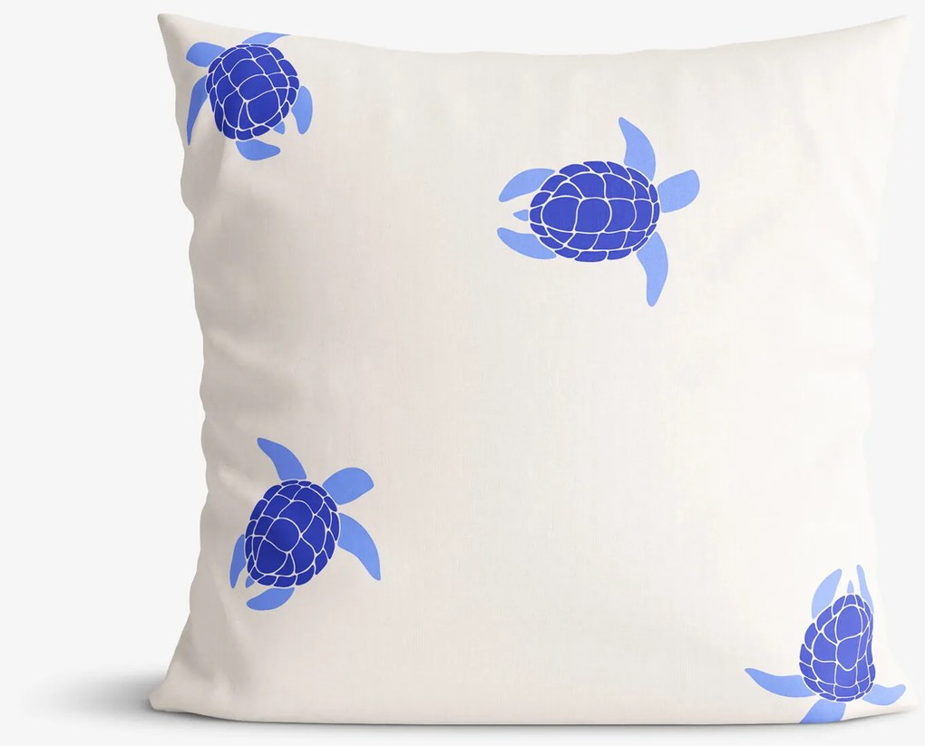 Goldea pamut párnahuzat - tengeri teknősök 70 x 90 cm