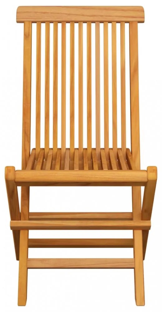 4 db tömör tíkfa kerti szék tópszínű párnával