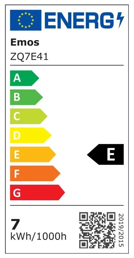 Meleg színű LED izzó E27, 7 W – EMOS