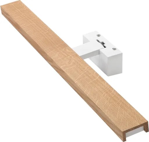 Brilagi - LED fürdőszobai tükörvilágítás 3 az 1-ben WOODY MIRROR LED/12W/230V IP44 fehér/tölgy