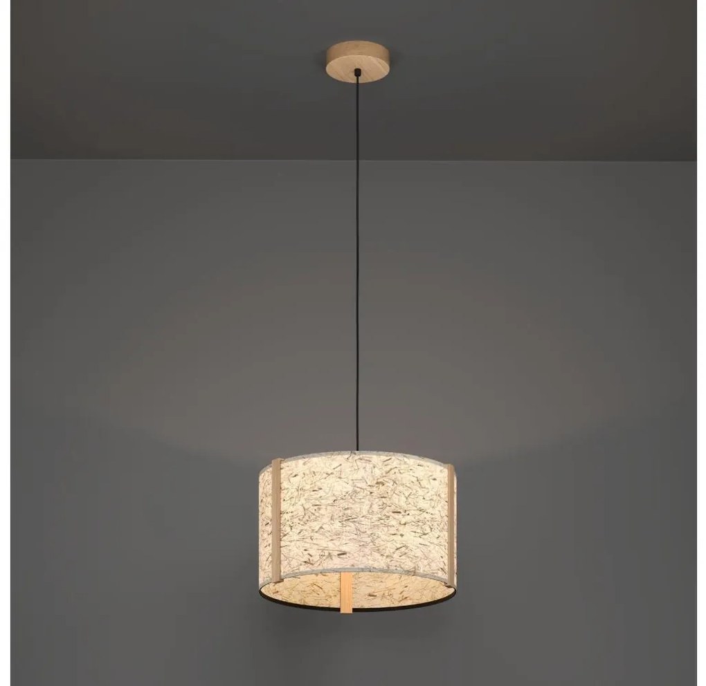 Eglo 390323 - Csillár zsinóron HONTONGAS 1xE27/25W/230V bézs