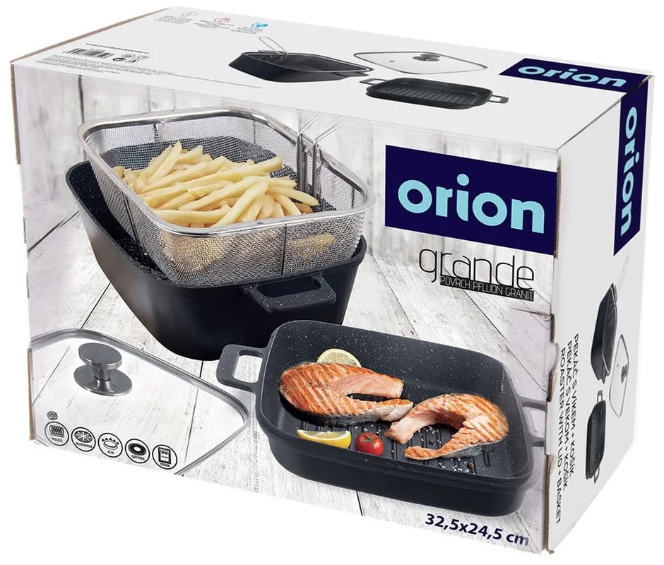 Alumínium sütőedény készlet 2 db-os 24,5x32,5 cm GRANDE – Orion