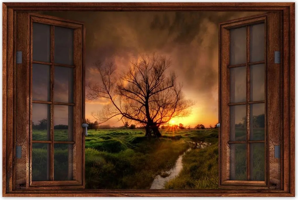 Poszter 60x40 Tölgy a croissant-ban Nyugat