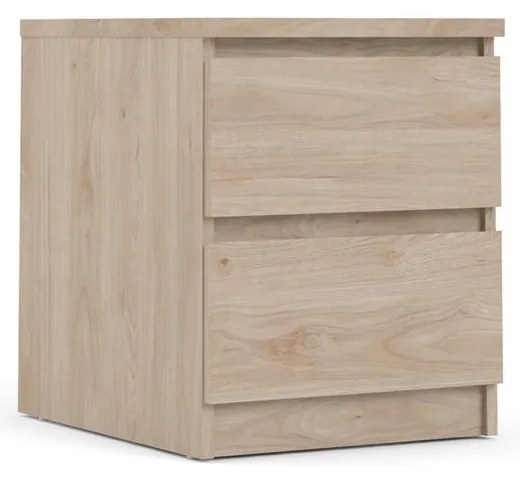 Természetes színű éjjeliszekrény tölgyfa dekorral Naia - Tvilum