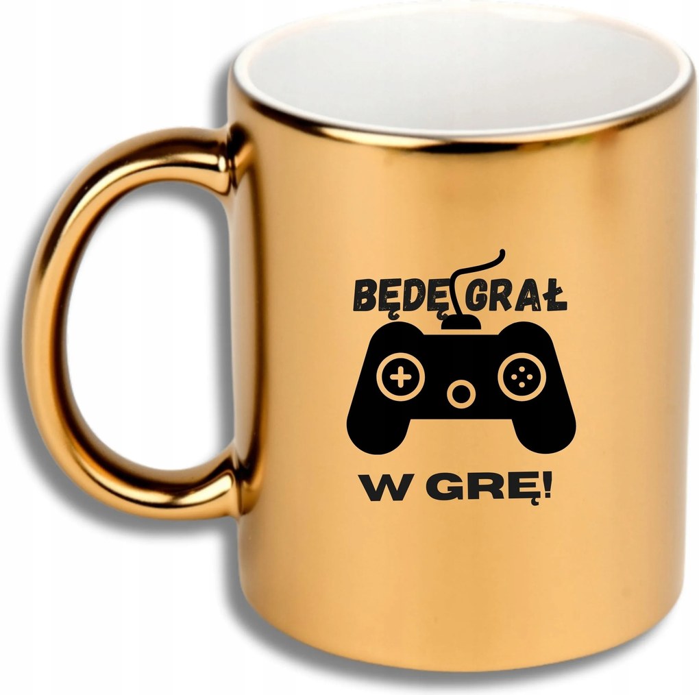 Arany Bögre Ajándék Különböző Alkalmakra Ajándék Játékosnak