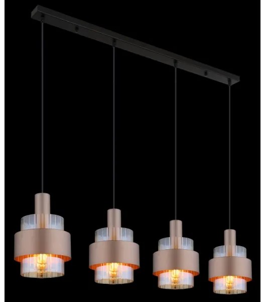 Globo 15560-4HA - Csillár zsinóron MILLEY 4xE27/60W/230V