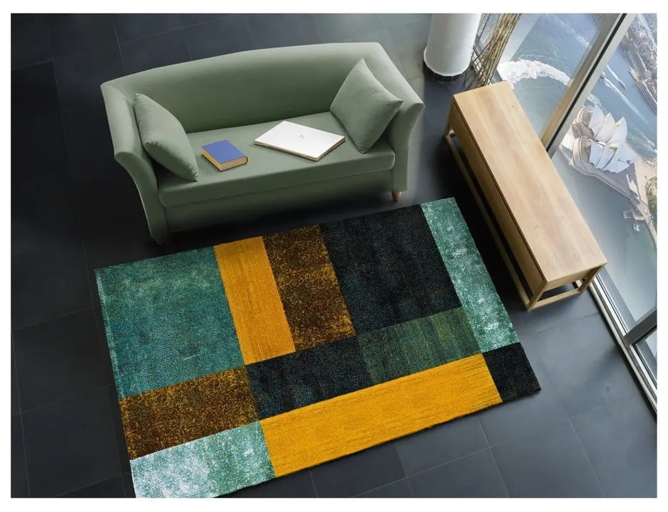 Sárga-kék szőnyeg 160x230 cm Pandora Pablo – Universal