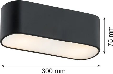 ARGON 903 TONI Modern Mennyezeti Lámpa Fehér, Fekete E27 IP20