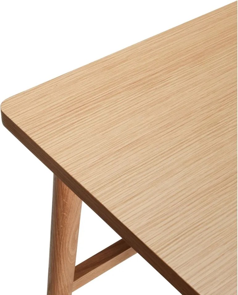 Íróasztal tölgyfa dekorral 50x120 cm Acorn – Hübsch